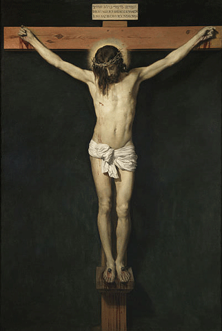 reproductie Cristo crucificado van Diego Velazquez